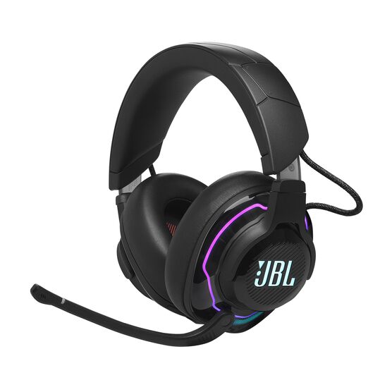 JBL Quantum 910 Wireless - Black - Wireless over-ear performance gaming headset with head  tracking-enhanced, Active Noise Cancelling and Bluetooth - Detailshot 3 JBL Quantum 910 Wireless - Black - Wireless over-ear performance gaming headset with head  tracking-enhanced, Active Noise Cancelling and Bluetooth - Detailshot 3